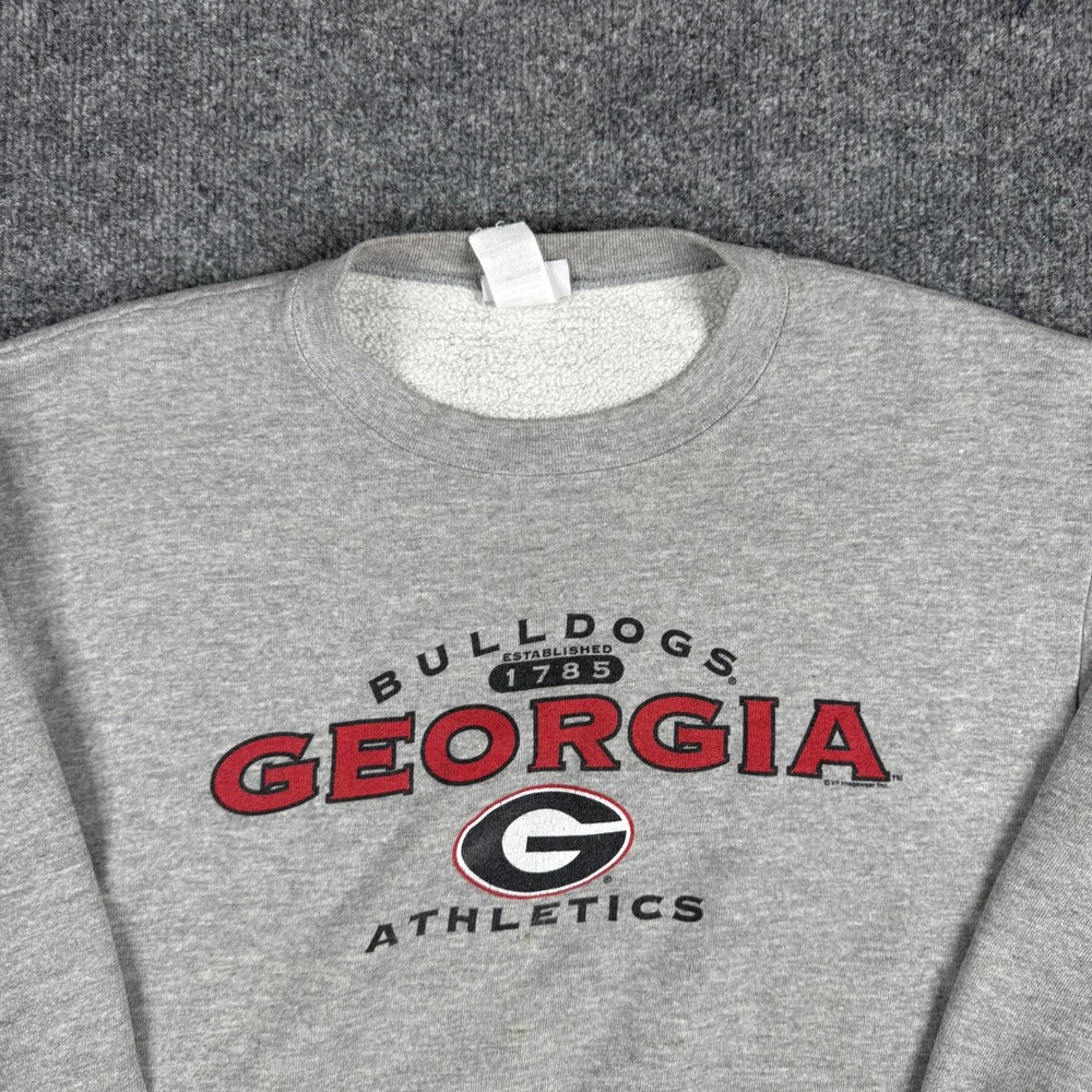 CSA Sweatshirt Mens Size Medium Gray Georgia Bulldogs Athletics NCAA Graphic - Picture 3 of 10